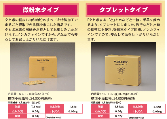 タヒボ茶 NFD 商品一覧［タヒボマリア］
